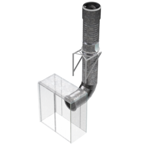 Duct Through Wall (Rear Outlet)