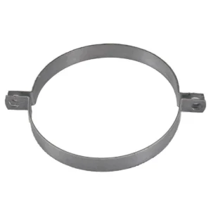 Split ring support for securing ducting