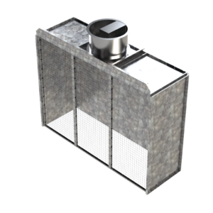 Open Front Spray Booth